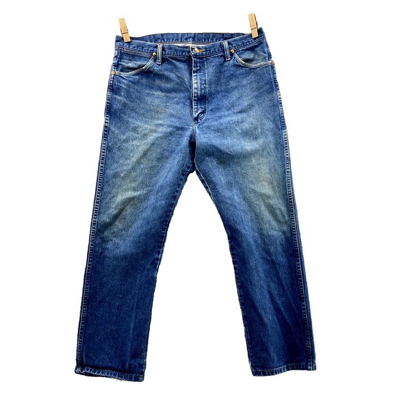 Wrangler Jeans Men's 36x28* Western Cowboy Cut Workwear Rodeo Rancher Streetwear - Picture 1 of 13